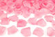 Fabric Pink Rose Petals 100 Pieces
