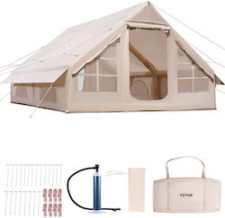 Vevor Σκηνή Camping Μπεζ Φουσκωτή 8 Ατόμων Vevor Σκηνή Camping Μπεζ Φουσκωτή 8 Ατόμων