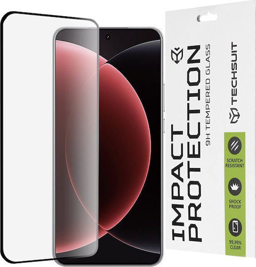 Techsuit 0.33mm Full Glue Full Face Tempered Glass Black (Xiaomi 15 Ultra)
