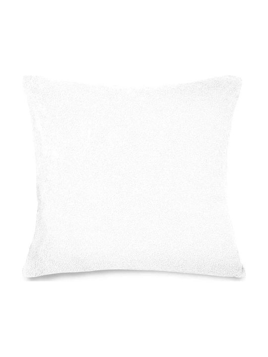 Matex Decorative Pillow Case Fleece White 40x40cm