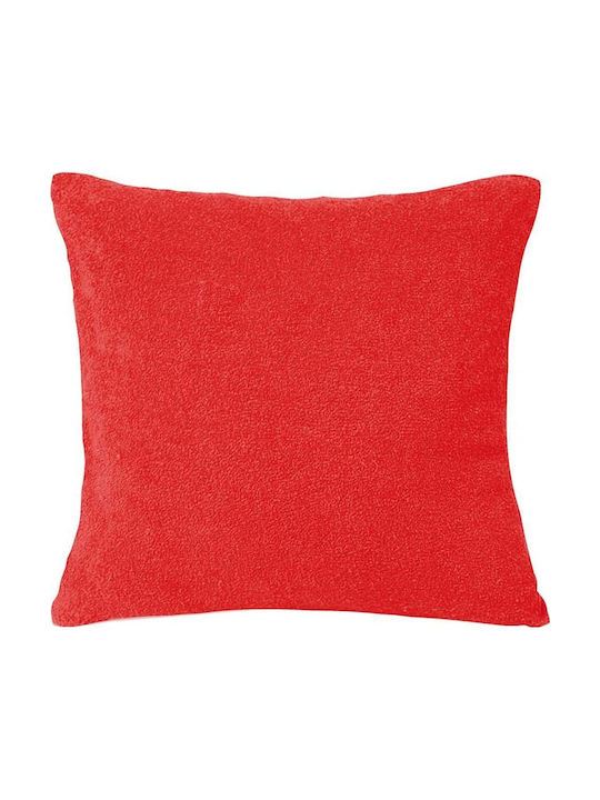 Matex Decorative Pillow Case Fleece Red 40x40cm