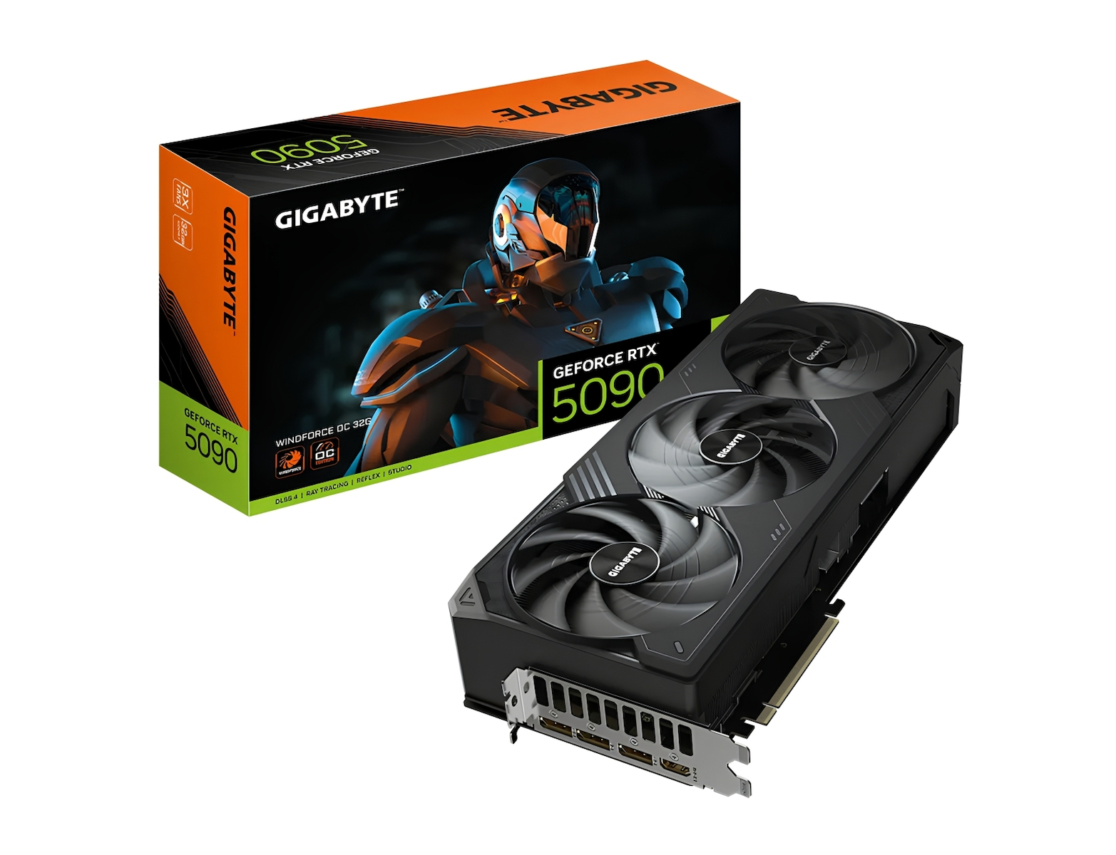 Gigabyte GeForce RTX 5090 32GB GDDR7 Windforce OC Κάρτα Γραφικών