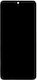 Lcd Display + Touch Unit + Front Cover Samsung A415 Galaxy A41 Black