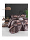 Enlora Home Module Cuvertură Semi-dublu Maro 180x225cm 2buc