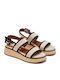 Women's Fabric Platform Shoes Black