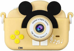 Mini cameră foto video galbenă pentru copii format Jpg Avi Full HD rezoluție foto 2MP video 1080p Mp3 ecran LCD de 2 inch Mini cameră foto video galbenă pentru copii format Jpg Avi Full HD rezoluție foto 2MP video 1080p Mp3 ecran LCD de 2 inch