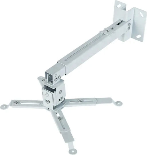 Projektor Wandhalterung Universal mit maximaler Belastung von 35kg Weiß