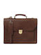 Leather Men's Briefcase Cremona