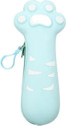 Starrydrip Turquoise Silicone Pencil Case
