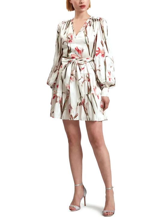 Mini Hemdkleid Elfenbein