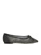 Fabric Ballerinas Black