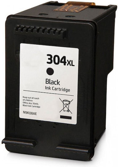 Συμβατό Μελάνι Εκτυπωτή InkJet HP 304XL N9K08AE 14ml Μαύρο 1τμχ