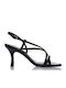 Sandals from Patent Leather Black