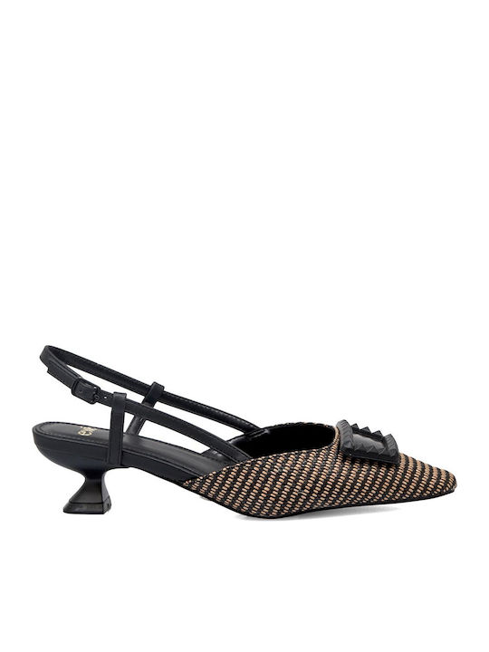 Alexia257 Pumps mit Dünn flachem Absatz Schwarz