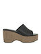 Mules with High Heel in Black Color