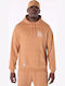 Mlb League Sweatshirt with Hood Brown
