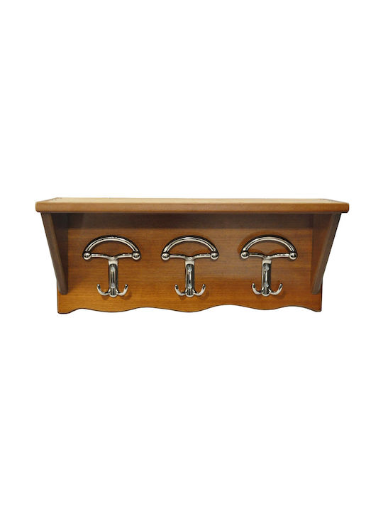 Suport pentru pălării din lemn Honey-Argintiu 50x20x21.5cm Pol 61-350-ms