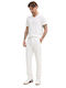 D2 Stud Merchant Linen Pant Hose White