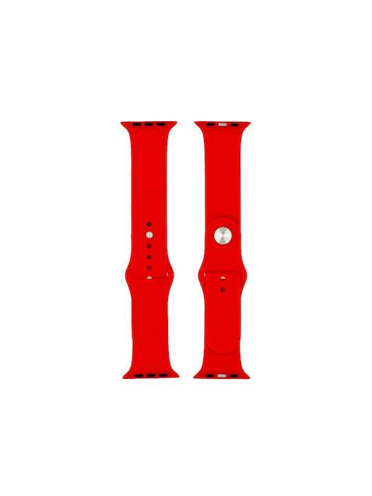 Mercury Armband Silikon Rot (Apple Watch 44/45/46mm/Ultra 49mm)