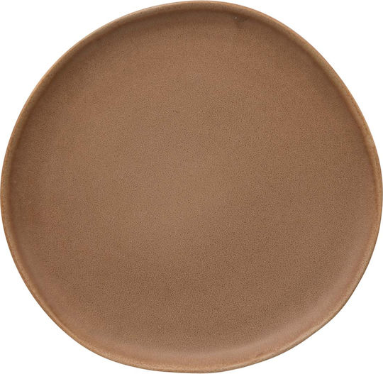 Farfurie joasă Ceramică Maro cu Diametru 27cm Farfurie joasă Ceramică Maro cu Diametru 27cm
