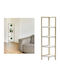 Corner Bookcase White 27x27x108.5cm