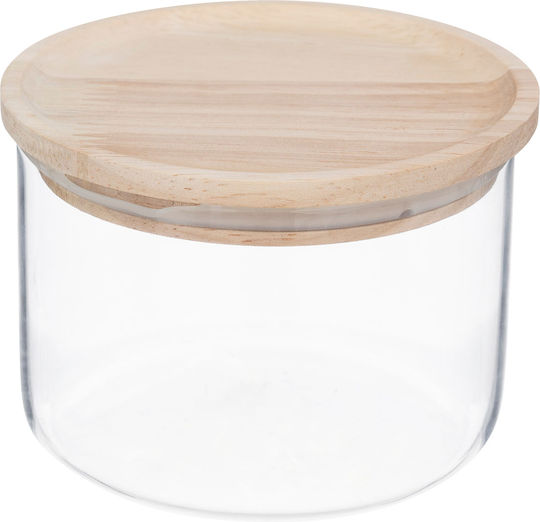 5Five General Use Glass Jar with Airtight Lid Transparent 330ml