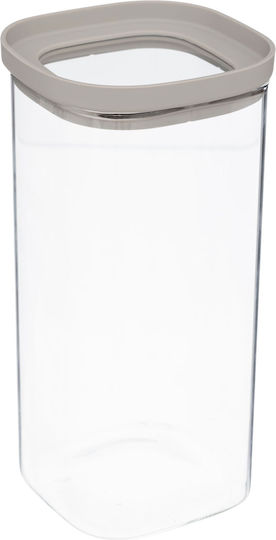 5Five Vază Utilizare Generală cu Capac Ermetic Sticlă Transparent 1600ml