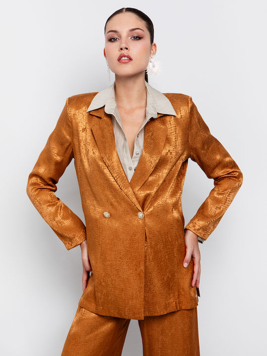 Toi&Moi Women's Blazer Brown