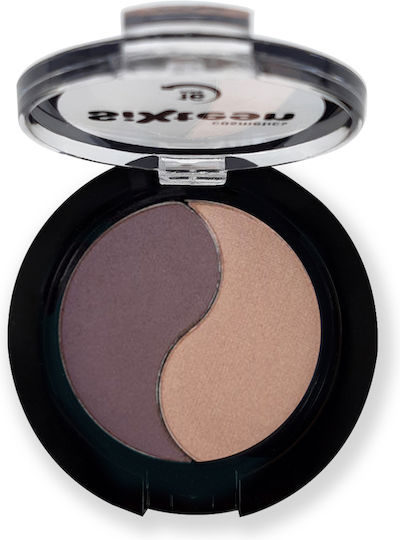 Sixteen Cosmetics Eyeshadow Double Eye Shadow in Solid Form Oasis