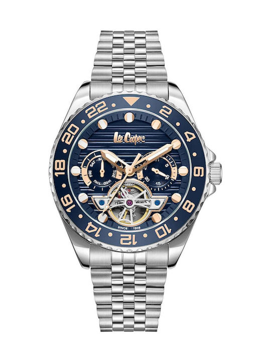 Lee Cooper Bracelet Ρολόι Αυτόματο με Μεταλλικό Μπρασελέ