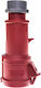 Portable Socket 5p 32a 400v Red Ip44 Protop 16a Men16a