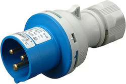 Power Plug 16a/3p 230vac Ip44