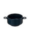 Cereal Serving Bowl Round Ceramic Blue with Diameter 12cm