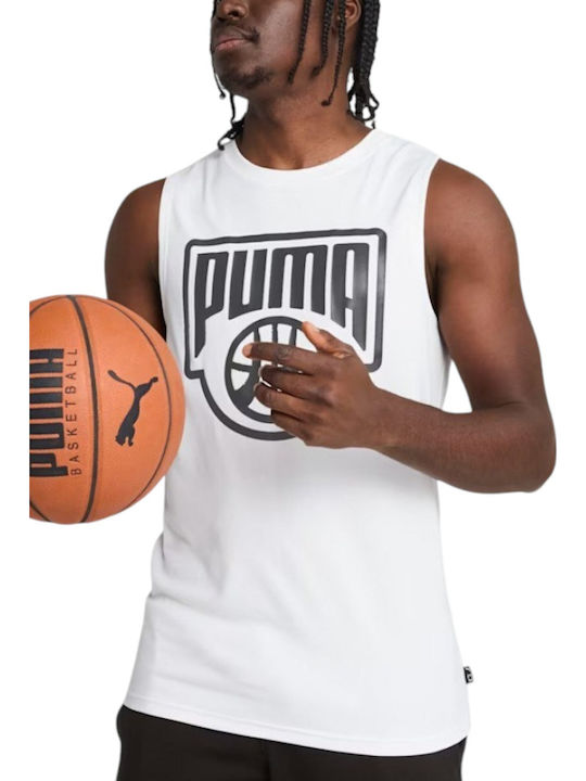 PUMA Posterize Athletic T-shirt White
