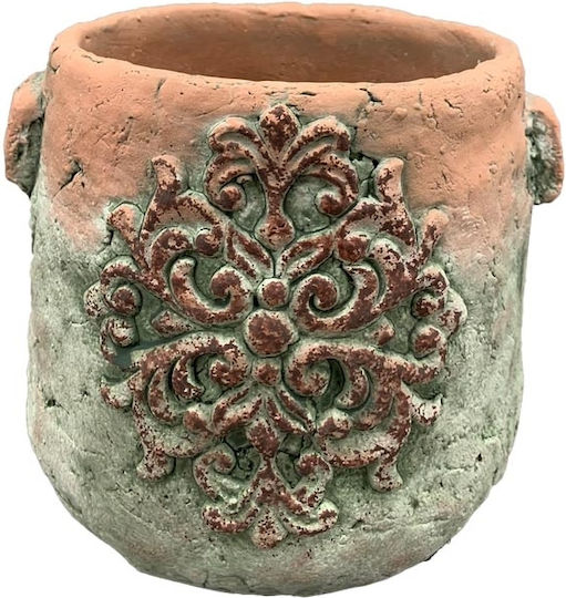 Exner Blumentopf Beton Grün