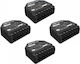 Shelly 2PM Gen3 X4 Smart Switch 2 Channels Wi-Fi Bluetooth & RF 10A 4 Pieces