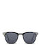 Smooder Unisex Sonnenbrille mit Schwarz Kunststoff Gestell und Gray Linse X019