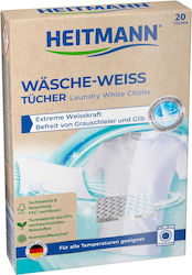 Heitmann White Laundry Whitening Wipes 20 Pcs
