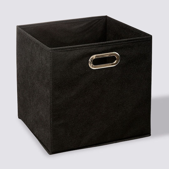 5Five Текстил Кутия за съхранение Черен 31x31x31см 1бр