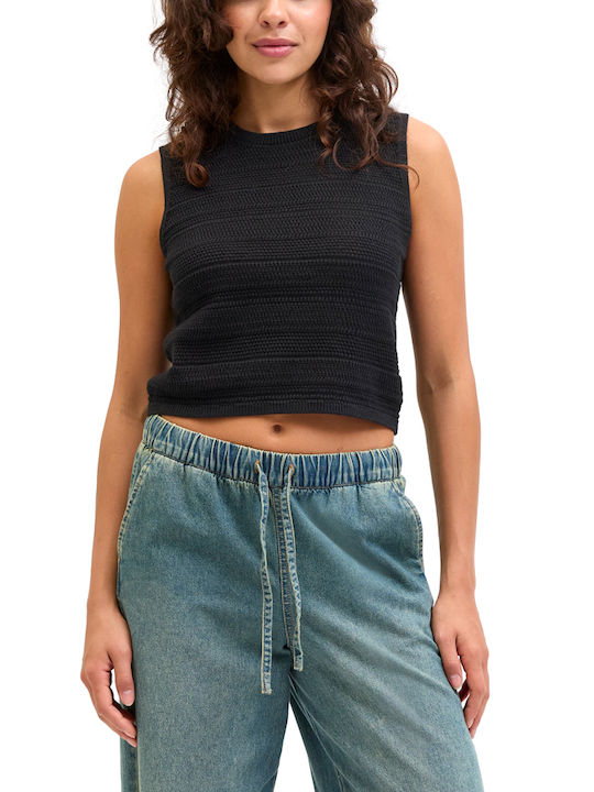 Jack & Jones Γυναικεία Μπλούζα Βαμβακερή Μαύρο