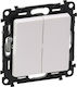 Legrand Stair Connector Valena Life Double 10ax White 752108