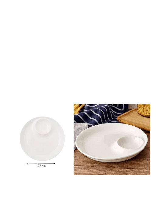 Galifas Serving Platter made of Porcelain White