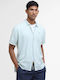 Short-sleeved Shirt Light Aquamarine
