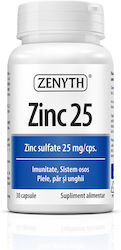Zenyth Zinc 25mg 30 κάψουλες Zenyth Zinc 25mg 30 κάψουλες
