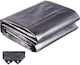 Cresman Waterproof Tarpaulin 200gr/m² 14x10m. Heavy Duty Silver