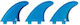 Φινάκια Surf Roam Thruster Fin Set Performer L ...
