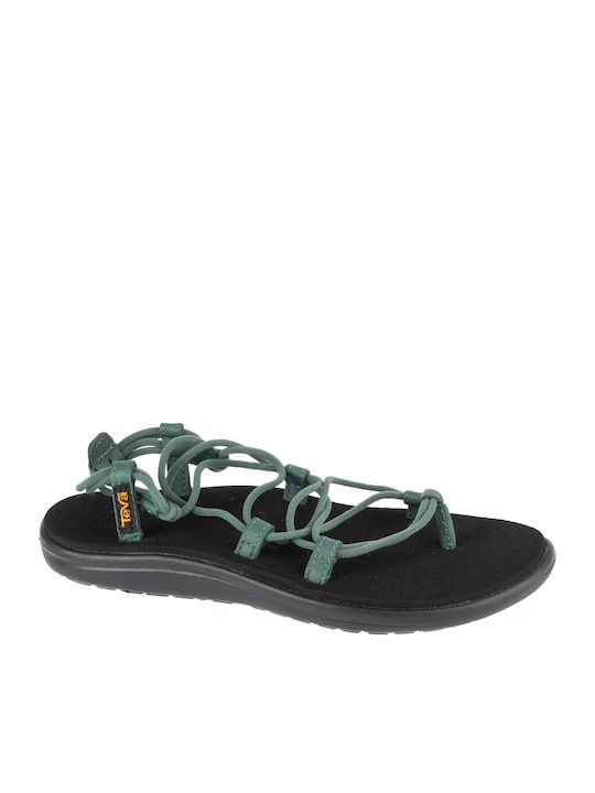 Teva W Voya Women's Flat Sandals Sporty in Gree...