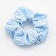 Fabric Hair Scrunchie 7 Colors-light blue