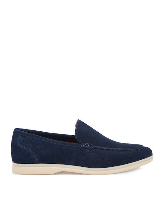 Isaac Roma Men's Moccasins Blue
