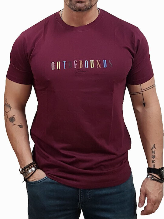 Rebase Tricou Dark Raspberry, Bordeaux